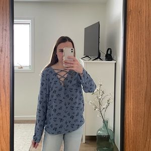 Forever 21 Strappy Floral Top